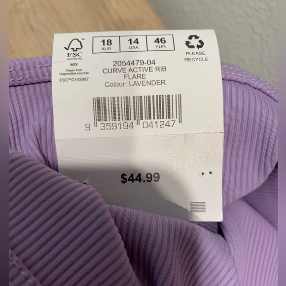 Cotton On Curve Ribbed Athletic Pants - Picture 5 of 5